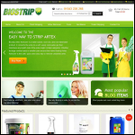 Screen shot of the Biostrip website.