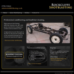 Screen shot of the Rockcliffe Blasting website.