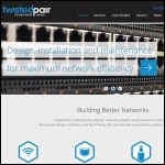 Screen shot of the Twisted Pair Technologies website.