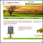Screen shot of the County & Town Stocktaking Services website.