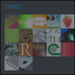 Screen shot of the Tonic Creative Communications website.