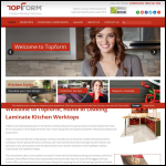 Screen shot of the Topform Components Ltd website.