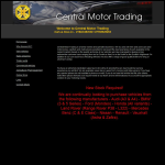 Screen shot of the Central Motor Trading website.