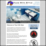 Screen shot of the Tiles With Style website.