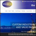 Screen shot of the Orseal Ltd website.