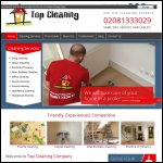 Screen shot of the Top Cleaning-Company website.
