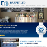 Screen shot of the Barfit Ltd website.