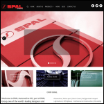 Screen shot of the Spal Automotive Uk Ltd website.