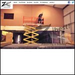 Screen shot of the Zibest Plastering & Building website.