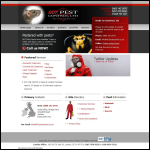 Screen shot of the 007 Pest Control Ltd website.