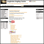 Screen shot of the Loughview Angling Centre website.