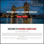 Screen shot of the National Radio Cars website.