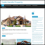 Screen shot of the Trade Handles website.