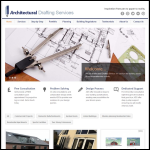 Screen shot of the Architectural Drafting Services website.
