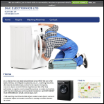Screen shot of the D & C Electronics Ltd website.