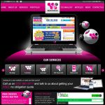 Screen shot of the Webphoria Web Design website.