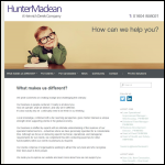 Screen shot of the Hunter Maclean website.