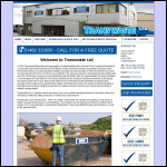 Screen shot of the Transwaste Recycling & Aggregates Ltd website.