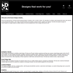 Screen shot of the Doran Design Ltd website.