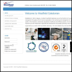 Screen shot of the Westfield Caledonian Ltd website.