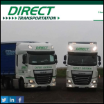 Screen shot of the Direct Transportation Ltd website.
