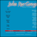 Screen shot of the John Macgregor Illustration & Design website.