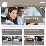Screen shot of the Marshall Leasing Ltd website.