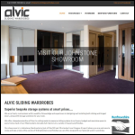 Screen shot of the Alvic Sliding Wardrobes Ltd website.