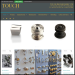 Screen shot of the Touch Ironmongery Ltd website.