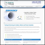 Screen shot of the Turbine Tools Ltd website.