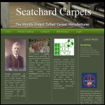 Screen shot of the Thomas Scatchard & Sons Ltd website.