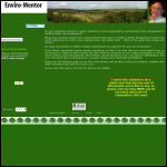 Screen shot of the Enviro-mentor website.