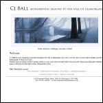 Screen shot of the C J Ball & Son website.