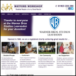 Screen shot of the Watford Sheltered Workshop Ltd website.