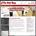 Screen shot of the The Stair Shop website.