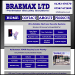 Screen shot of the Braemax Ltd website.