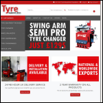 Screen shot of the Tyre Equipment Direct website.