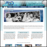 Screen shot of the RAD Design website.