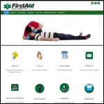 Screen shot of the First Aid Southampton website.