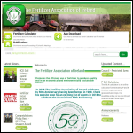 Screen shot of the Fertilizer Association of Ireland website.