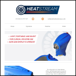 Screen shot of the Safeair Heatstream Ltd website.