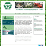 Screen shot of the Livestock Auctioneers Association Ltd website.