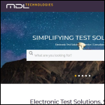 Screen shot of the MDL Technologies Ltd website.