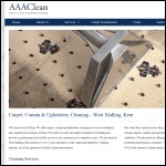 Screen shot of the AAAClean website.