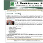 Screen shot of the A.N.B. Associates Ltd website.