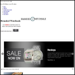 Screen shot of the Branded Watches & Jewellery website.