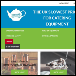 Screen shot of the Catering Equipment Online Ltd website.