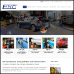 Screen shot of the EHC Teknik Ltd website.