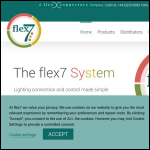 Screen shot of the Flex 7 Ltd website.