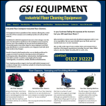 Screen shot of the GSI Equipment Ltd website.